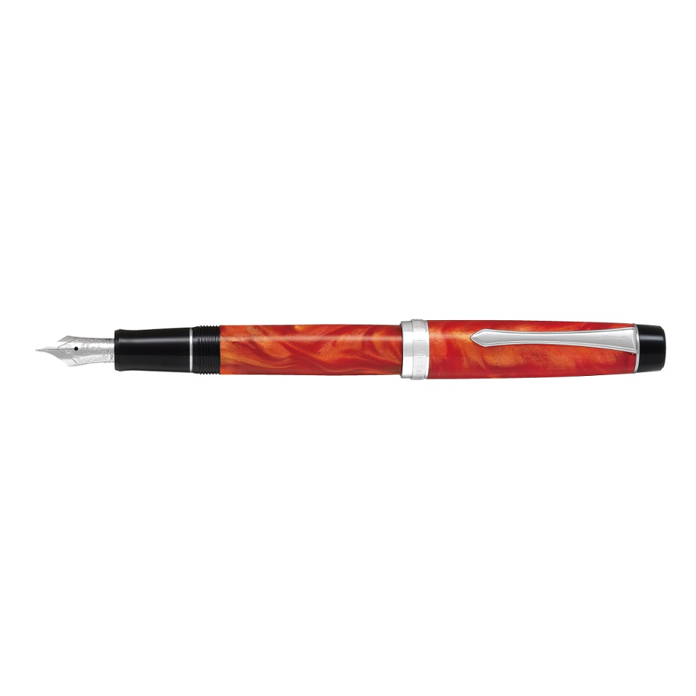 Pilot Custom Heritage SE Orange Marble Fountain Pen - Vulpen